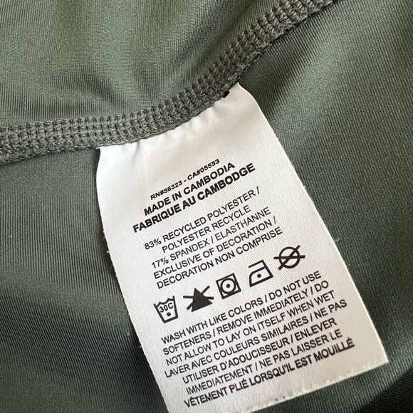 Nike Dry Fit Olive Green Leggings (Size: Medium) - Picture 5 of 5